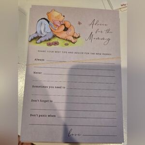 Winnie the Pooh Advice for the Mommy Cards